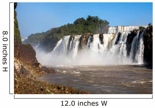 Iguazu Falls from below Wall Decal