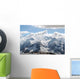Swiss Alps Mountain Ski Wall Decal