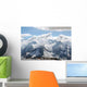 Swiss Alps Mountain Ski Wall Decal