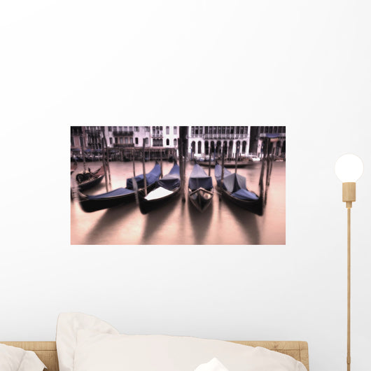 Gondolas Grand Canal Sunset Wall Decal