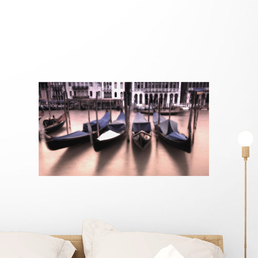 Gondolas Grand Canal Sunset Wall Decal
