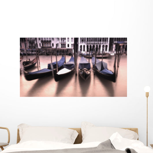 Gondolas Grand Canal Sunset Wall Decal