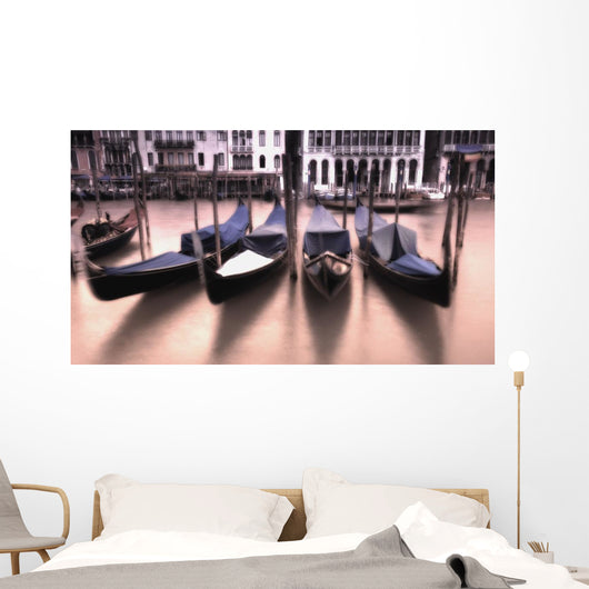 Gondolas Grand Canal Sunset Wall Decal
