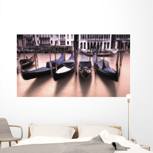 Gondolas Grand Canal Sunset Wall Decal