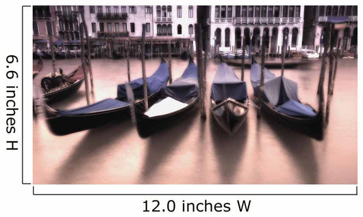 Gondolas Grand Canal Sunset Wall Decal
