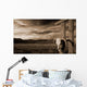 Cattle Skull Hanging Ranchers Wall Decal