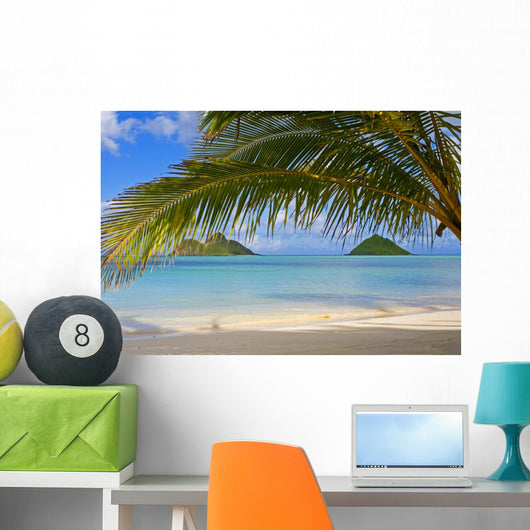 Mokulua Islands off Lanikai Wall Decal