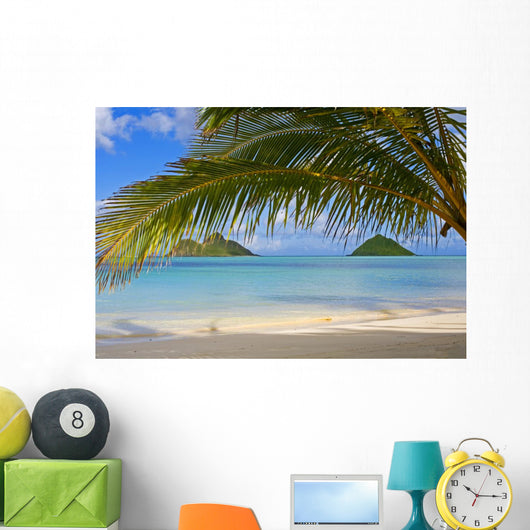 Mokulua Islands off Lanikai Wall Decal