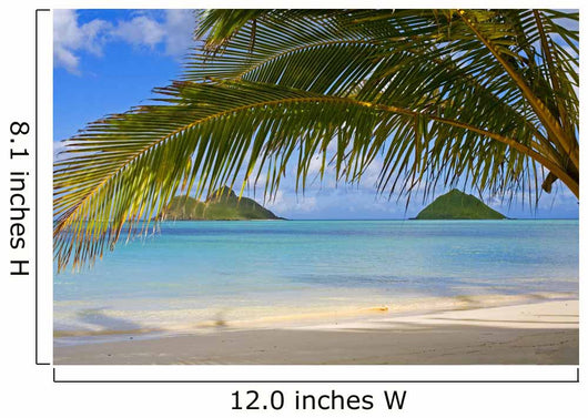 Mokulua Islands off Lanikai Wall Decal