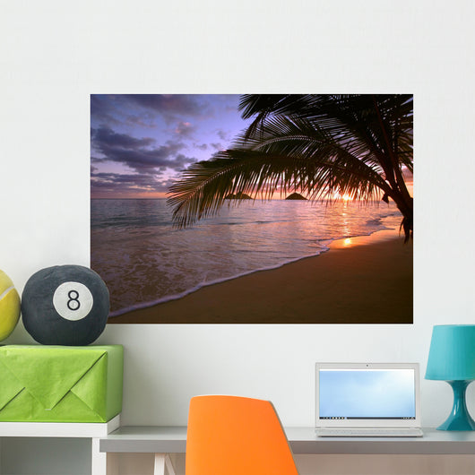 Sunrise Lanikai Beach Hawaii Wall Decal