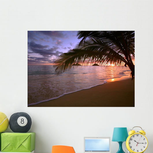 Sunrise Lanikai Beach Hawaii Wall Decal