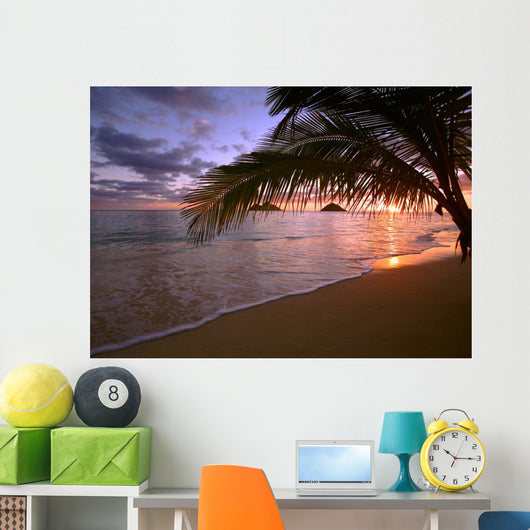 Sunrise Lanikai Beach Hawaii Wall Decal