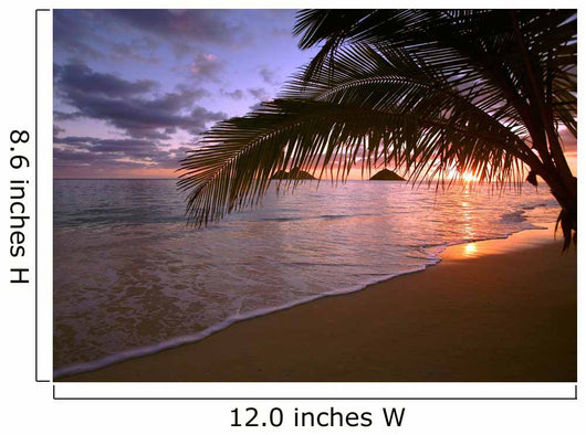 Sunrise Lanikai Beach Hawaii Wall Decal