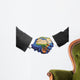 Two Hands Shaking White Wall Decal