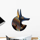 Profile Egyptian God Anubis Wall Decal