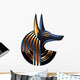 Profile Egyptian God Anubis Wall Decal