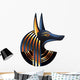 Profile Egyptian God Anubis Wall Decal