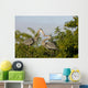 Pair Great Blue Herons Wall Decal