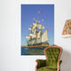 Tall Sailing Ship with Wall Decal