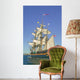 Tall Sailing Ship with Wall Decal