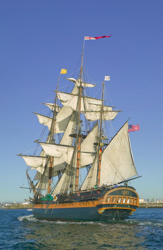 Tall Sailing Ship with Wall Decal