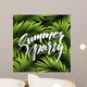 Summer Party Pster with Wall Decal