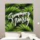 Summer Party Pster with Wall Decal