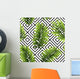Tropical Palm Leaves Seamless Wall Decal