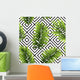 Tropical Palm Leaves Seamless Wall Decal