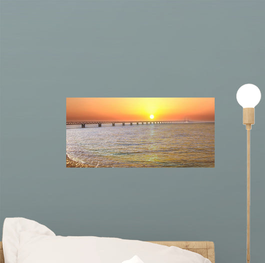 Oresund Bridge Sweden Malmo Wall Decal