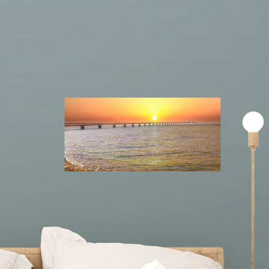 Oresund Bridge Sweden Malmo Wall Decal