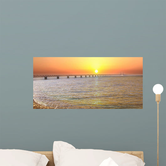 Oresund Bridge Sweden Malmo Wall Decal