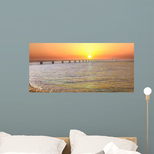 Oresund Bridge Sweden Malmo Wall Decal