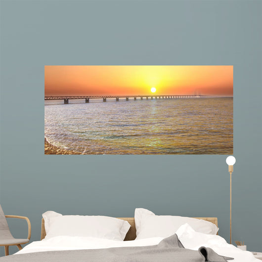 Oresund Bridge Sweden Malmo Wall Decal