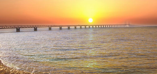 Oresund Bridge Sweden Malmo Wall Decal