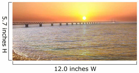 Oresund Bridge Sweden Malmo Wall Decal