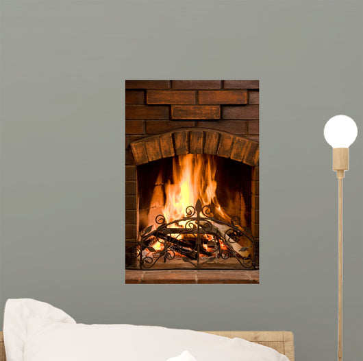 Bright and Hot Fire Wall Decal