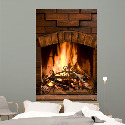 Bright and Hot Fire Wall Decal