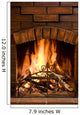 Bright and Hot Fire Wall Decal