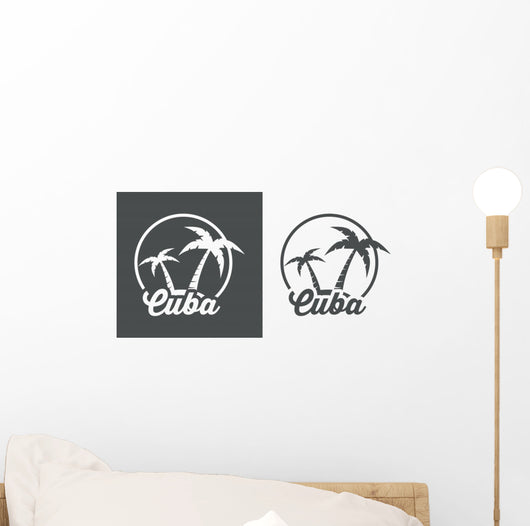 Icono Plano Cuba Wall Decal