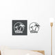 Icono Plano Cuba Wall Decal