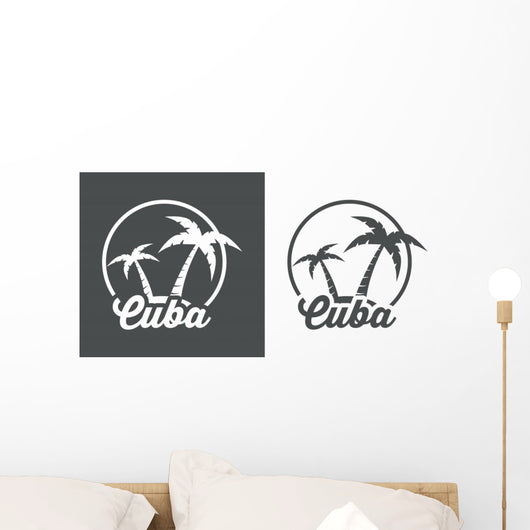 Icono Plano Cuba Wall Decal