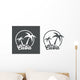 Icono Plano Cuba Wall Decal