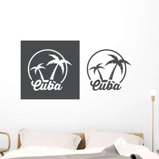 Icono Plano Cuba Wall Decal