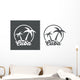 Icono Plano Cuba Wall Decal