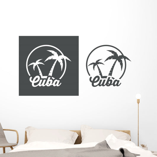 Icono Plano Cuba Wall Decal