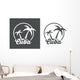 Icono Plano Cuba Wall Decal