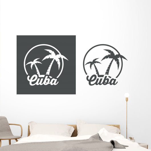 Icono Plano Cuba Wall Decal