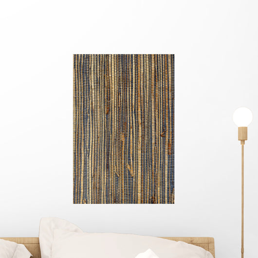 High Resolution Retro Grass Cloth Wall Decal
