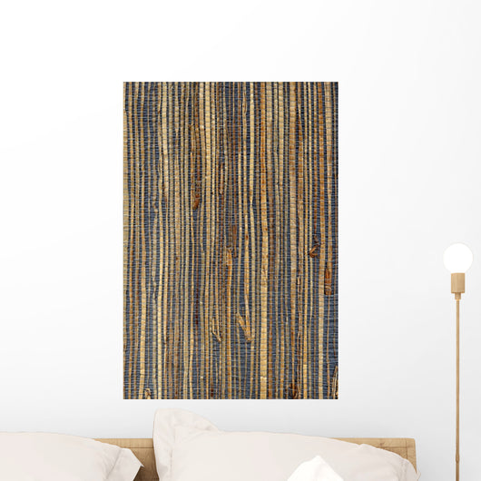 High Resolution Retro Grass Cloth Wall Decal